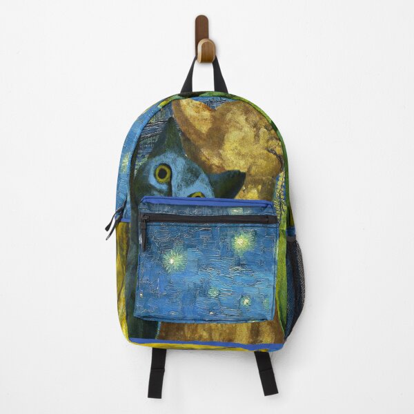 Item preview, Van Gogh Starry Night with Cats Painted Similarly designed and sold by BloodSweatNTers.