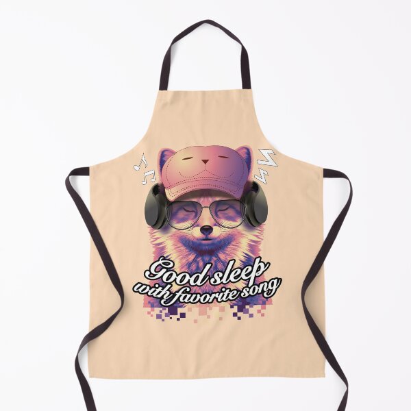 Item preview, Good sleep with favorite song fox eyeglasses snooze digital pixel designed and sold by SetthaSK.