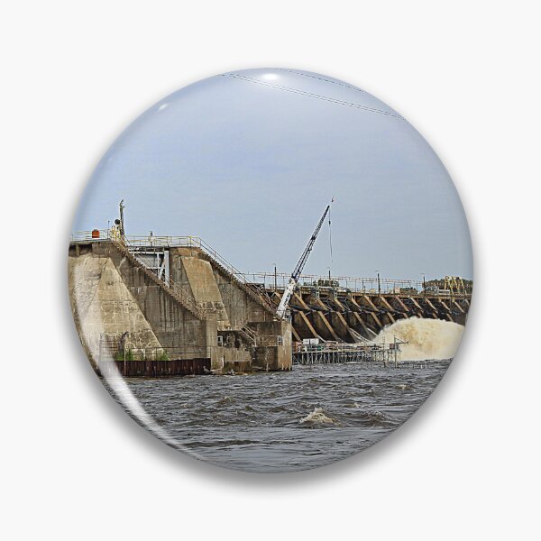 Item preview, Dam Across the Wisconsin River designed and sold by Martha Sherman.