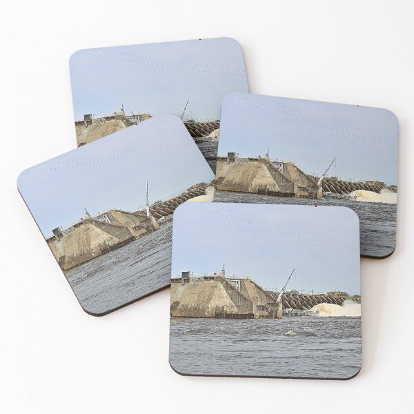 Item preview, Dam Across the Wisconsin River designed and sold by Martha Sherman.