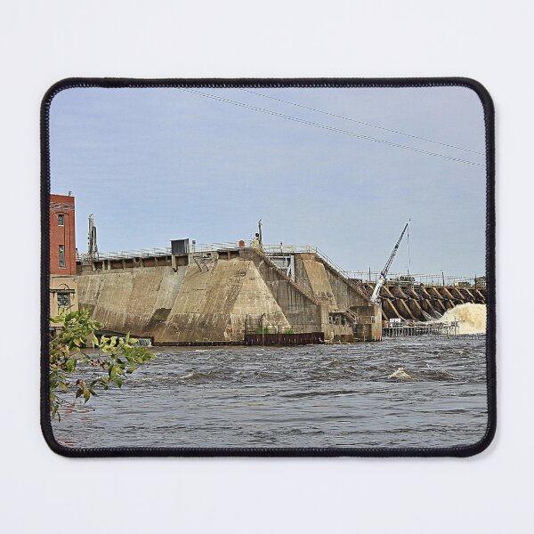 Item preview, Dam Across the Wisconsin River designed and sold by Martha Sherman.