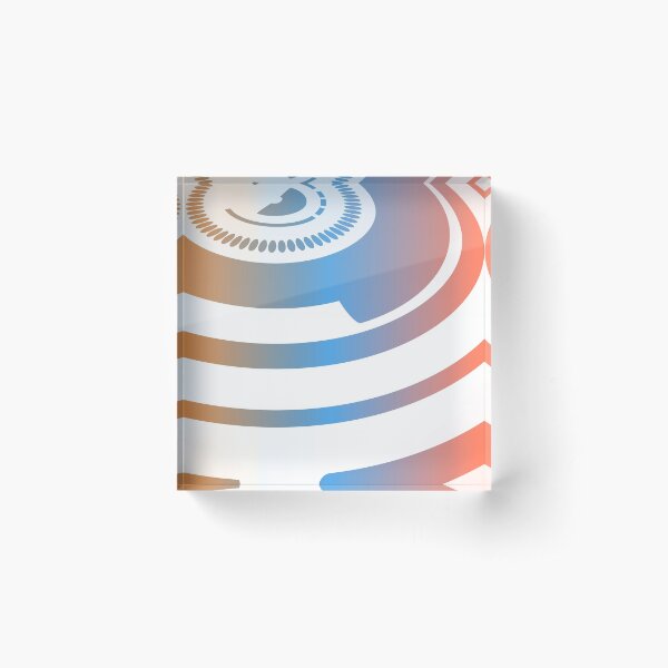 Aperçu de l'œuvre Cercles bleus, art abstrait créée et vendue par Bruce ALMIGHTY Baker.