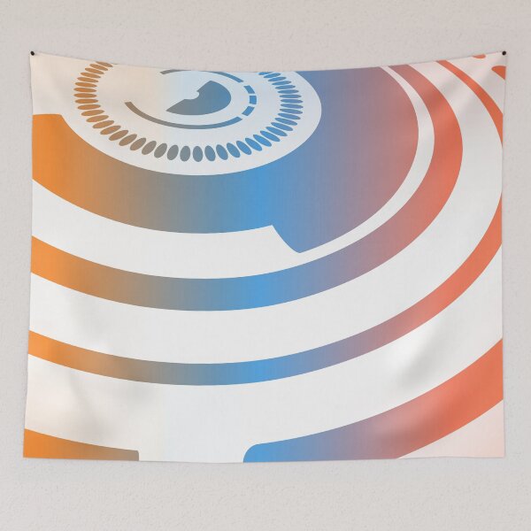 Item preview, Blue Circles Abstract Art designed and sold by Bruce ALMIGHTY Baker.