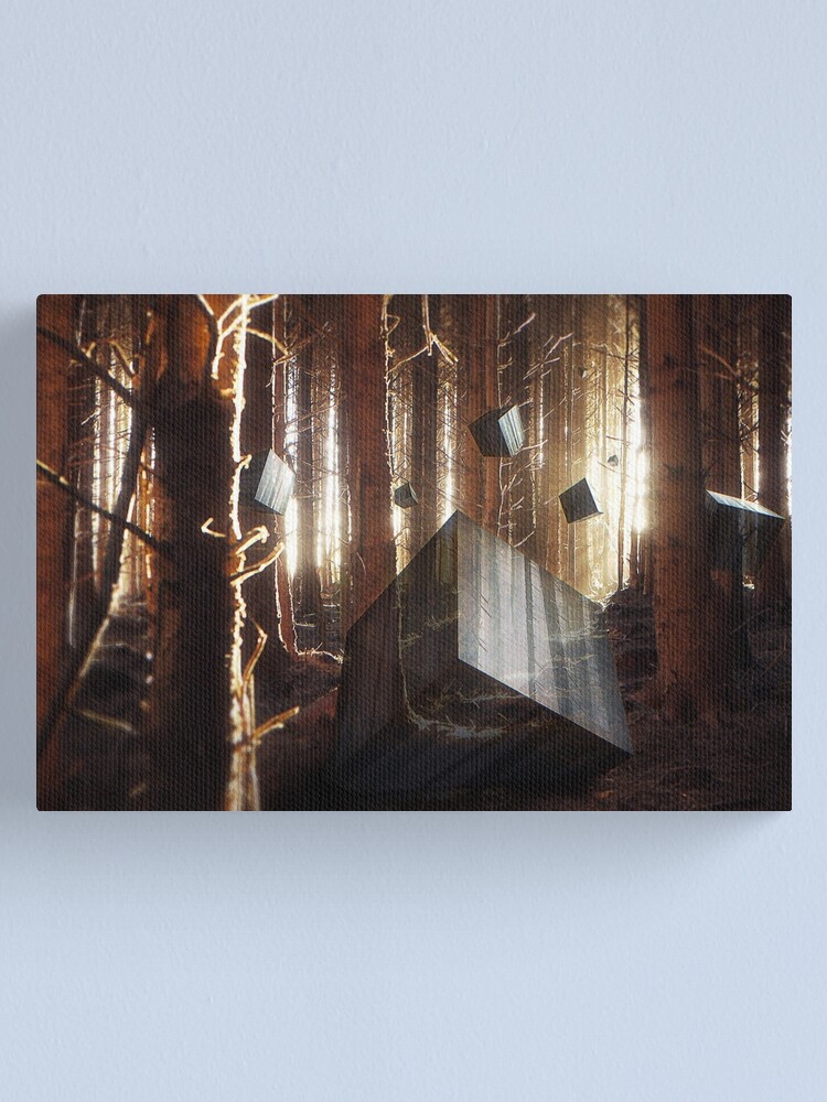 Imagen 1 de 3, Lienzo con la obra Cube Awakening, diseñada y vendida por StudioDavis.