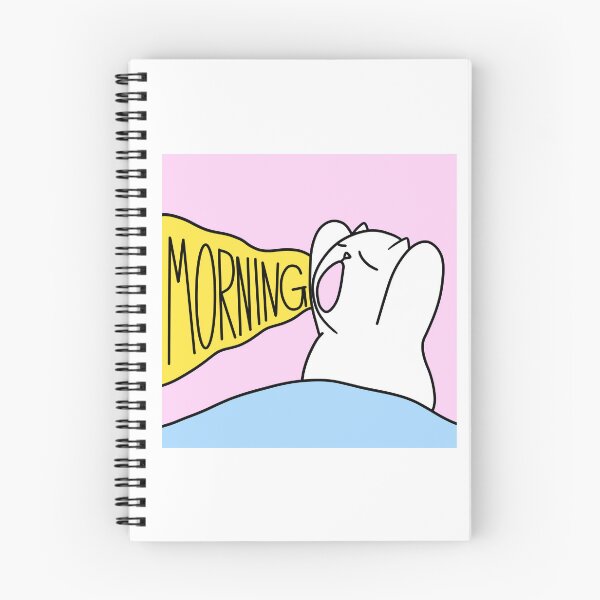 Item preview, Good Morning White Cat / Wall art  designed and sold by riristudio.