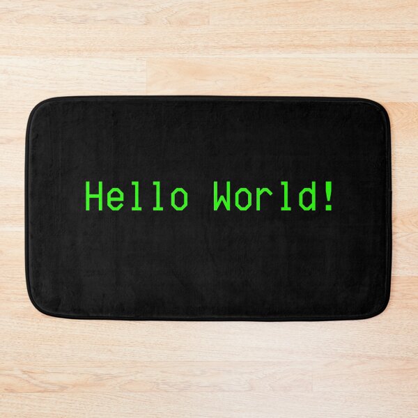 Item preview, "Hello World!" for Coders | Programming Apparel designed and sold by SimpliText.