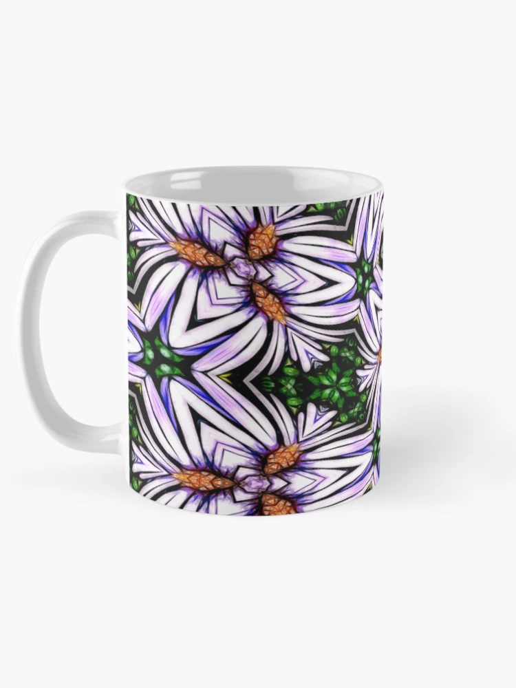 Thumbnail 5 of 6, Coffee Mug, Beautiful Aster Pattern designed and sold by Patternflower.