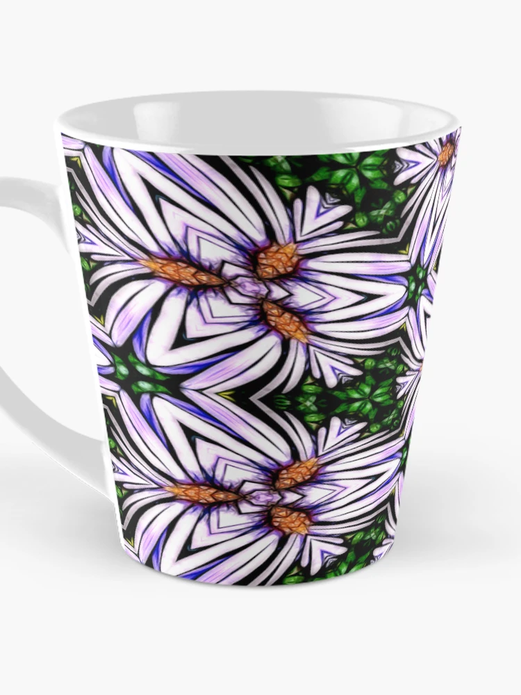 Thumbnail 3 of 4, Coffee Mug, Beautiful Aster Pattern designed and sold by Patternflower.