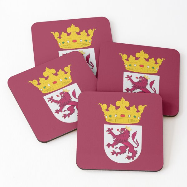 Item preview, Medieval flag of the Kingdom of León (Spain) designed and sold by okmultimedia.