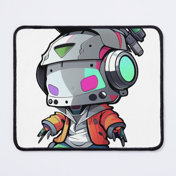Item preview, Colorful Rap Robot Cartoon for T-shirt and Sticker designed and sold by DafGole.