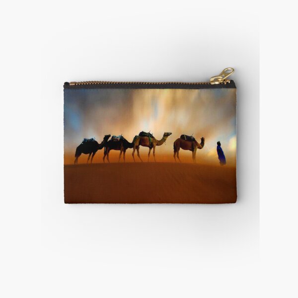 Item preview, ANIMALS #108 - Camel Train on Windy Sandy Dune designed and sold by DEL-Productions.