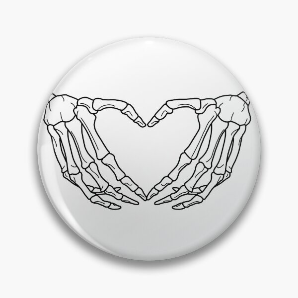 Item preview, Skeleton Hand Heart designed and sold by StillinArt23.