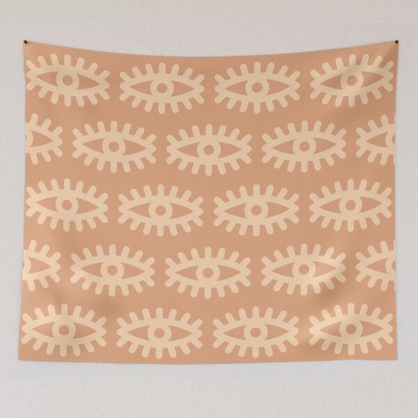 Item preview, Eye Seamless Pattern in Beige designed and sold by Art by Genesis.