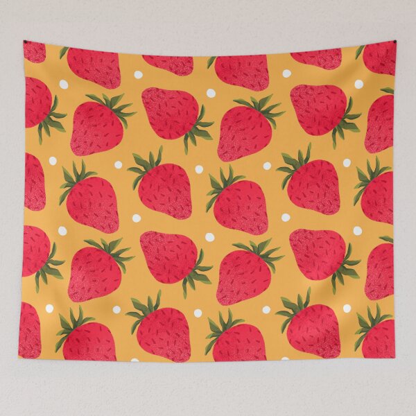 Artikelvorschau, Strawberry Pattern - Simple Orange entworfen und verkauft von RahimaUmmi.