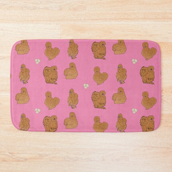 Item preview, Buff Silkie Chicken Pattern Pink designed and sold by Ashley Gagnon.