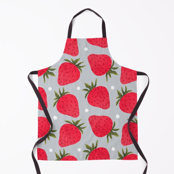 Artikelvorschau, Strawberry Pattern - Simple Grey entworfen und verkauft von RahimaUmmi.