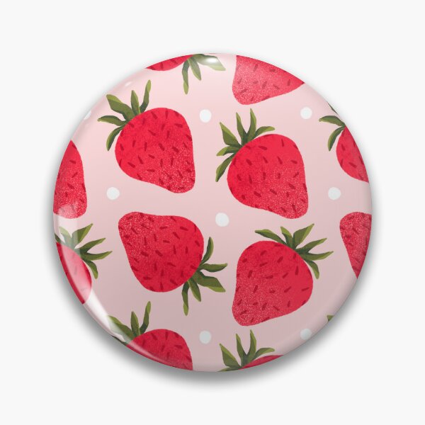 Artikelvorschau, Strawberry Pattern - Simple Light Pink entworfen und verkauft von RahimaUmmi.