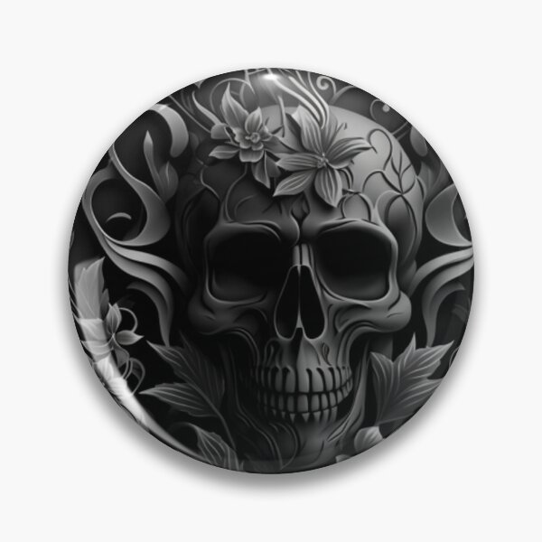 Item preview, Dark Skull Floral Design designed and sold by Healio2.