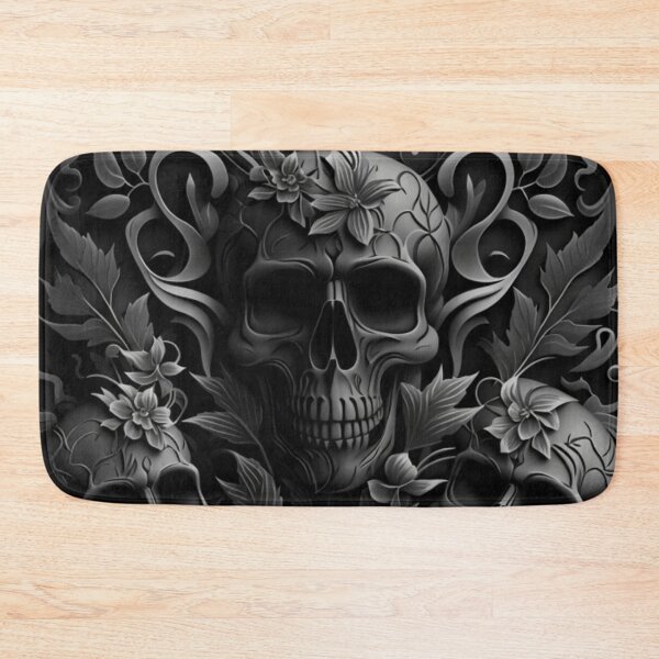 Item preview, Dark Skull Floral Design designed and sold by Healio2.