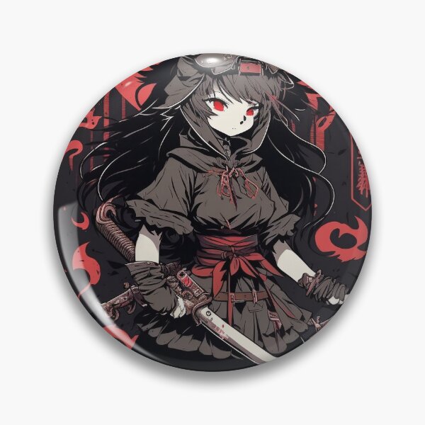 Item preview, Anime Waifu Neko cat Girl Ninja Holding Kunai Knife designed and sold by LinearDimension.