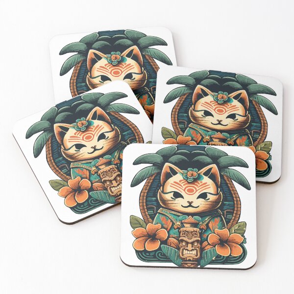 Item preview, Japanese Aloha Cat designed and sold by Kona Cat Creationz.