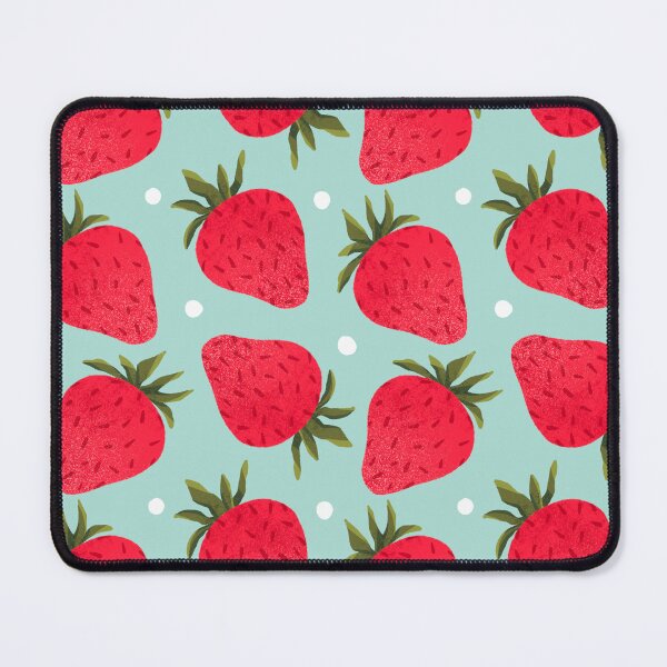 Item preview, Strawberry Pattern - Simple Turqoise designed and sold by RahimaUmmi.