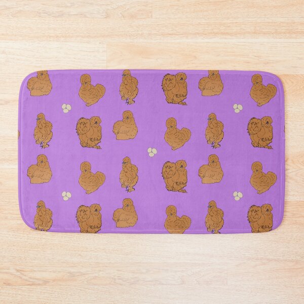Item preview, Buff Silkie Chicken Pattern Purple designed and sold by Ashley Gagnon.