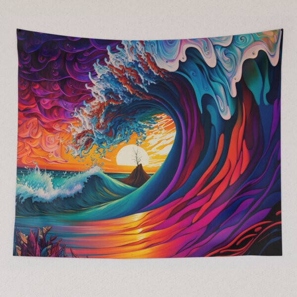 Item preview, Trippy waves designed and sold by GudVibeIn.