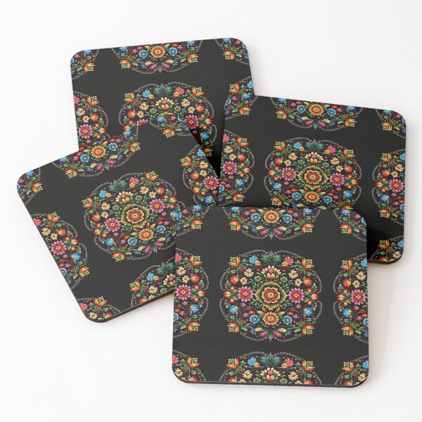 Item preview, Colorful Traditional Portuguese Style Folk Embroidery Pattern designed and sold by Orianah.