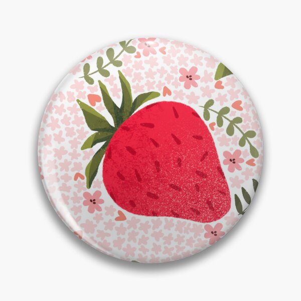 Artikelvorschau, Strawberry Burst - Floral Pink entworfen und verkauft von RahimaUmmi.