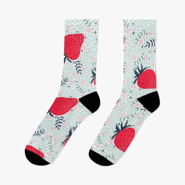 Item preview, Strawberry Burst - Floral Turqoise Green designed and sold by RahimaUmmi.
