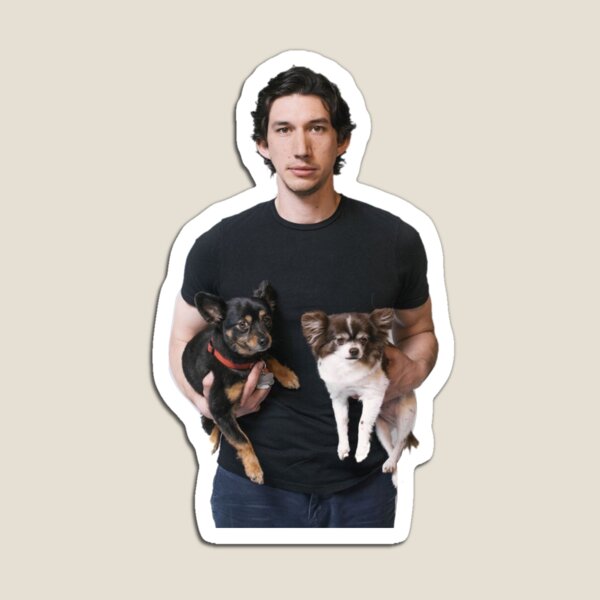 Adam Fahrer mit Hunden Magnet