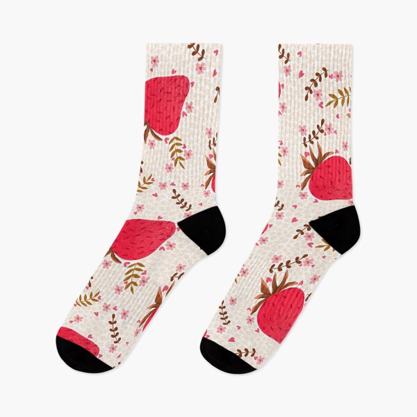 Item preview, Strawberry Burst - Floral Peach designed and sold by RahimaUmmi.