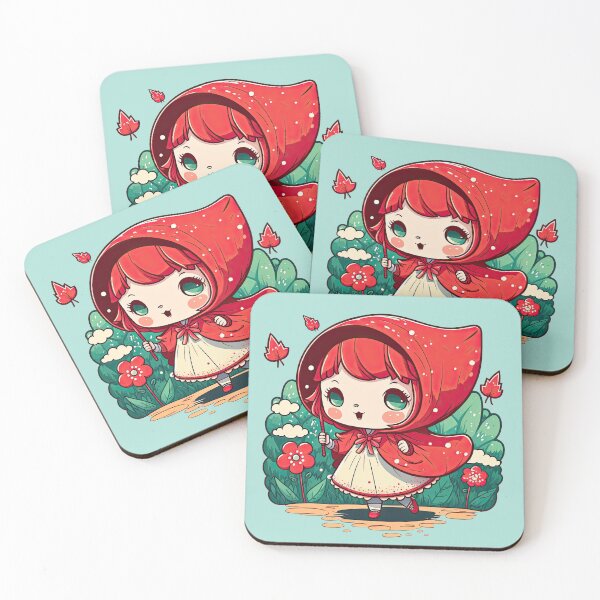 Item preview, Charming Little Red Riding Hood A Sweet and Endearing Fairytale Character designed and sold by ultra-cute.