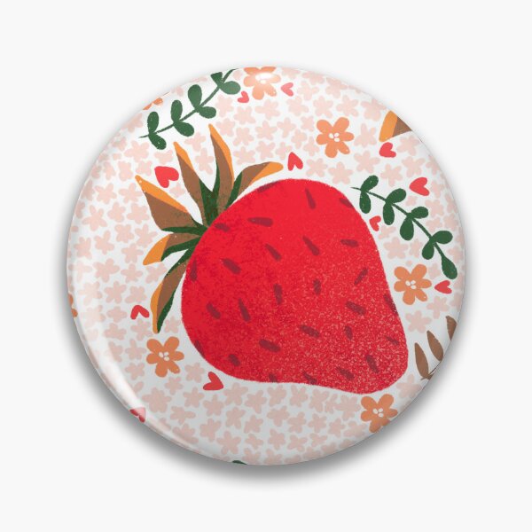 Artikelvorschau, Strawberry Burst - Floral Orange entworfen und verkauft von RahimaUmmi.