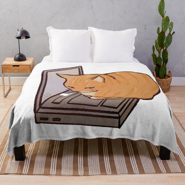 Item preview, Cheese Cat on Laptop | Funny Orange cat Work designed and sold by Golden Turtle Studio.