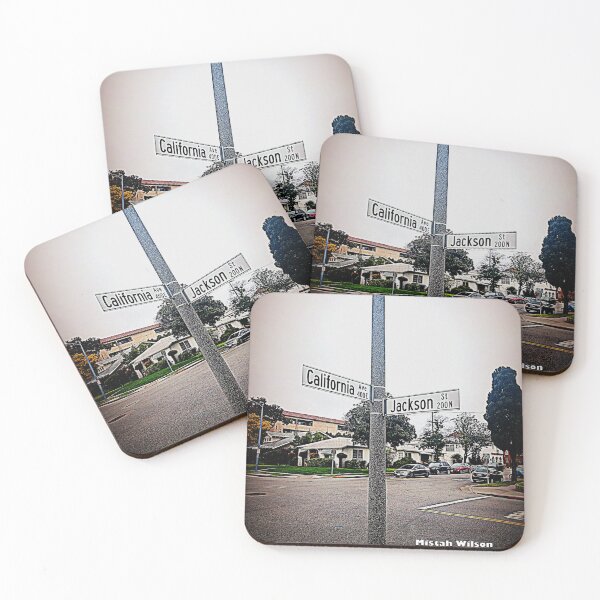 Item preview, California Avenue & Jackson Street, Glendale, CA by Mistah Wilson designed and sold by The Street Sign Store.