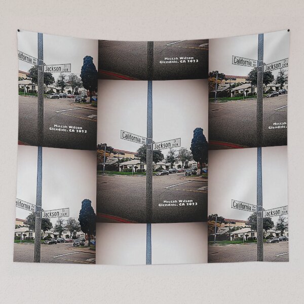 Item preview, California Avenue & Jackson Street, Glendale, CA by Mistah Wilson designed and sold by The Street Sign Store.