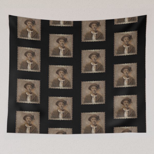 Item preview, Portrait of a Busybody Detective (on Black) designed and sold by PawsitiveMum3.