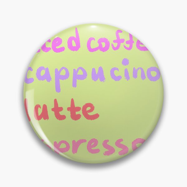 Item preview, Different types of coffee designed and sold by pinkyfish1010.