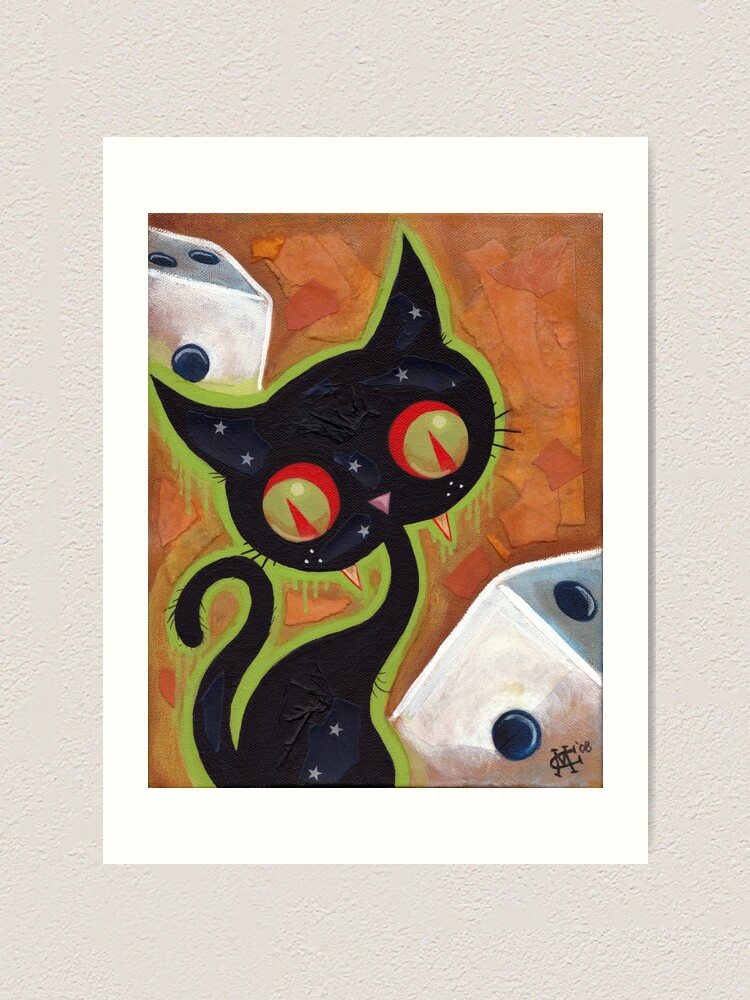 Alternate view of Snake Eyes Art Print