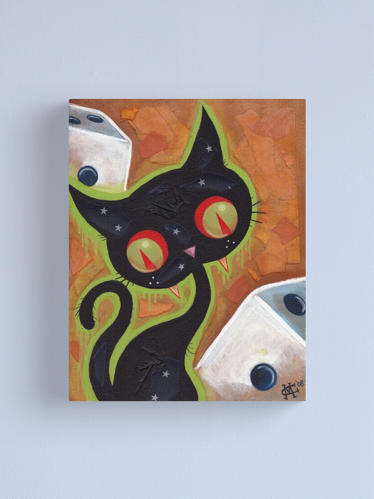 Alternate view of Snake Eyes Canvas Print
