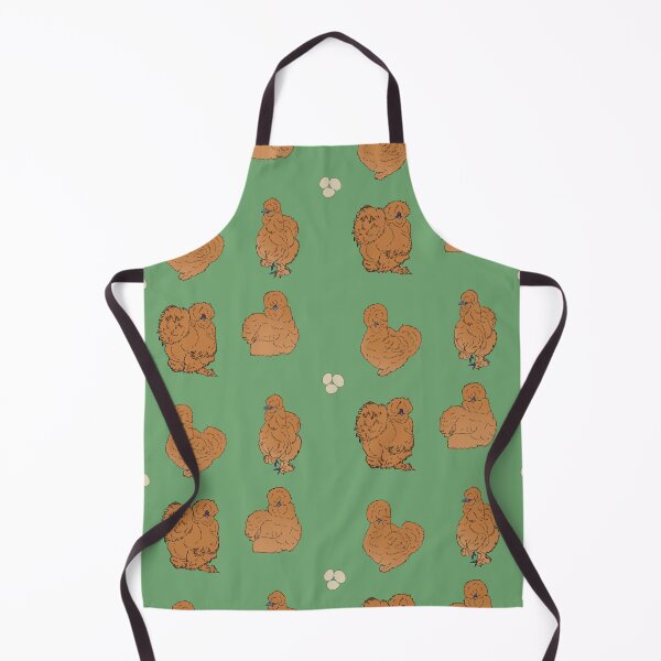 Item preview, Buff Silkie Chicken Pattern Sage designed and sold by Ashley Gagnon.