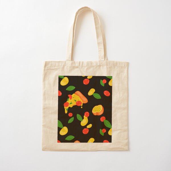 Pizza Time - dark Cotton Tote Bag
