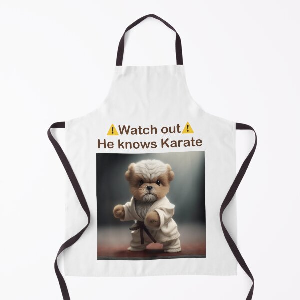 Item preview, dog knows karate designed and sold by Rosiere Donahue ⭐️ ⭐️ ⭐️ ⭐️ ⭐️.