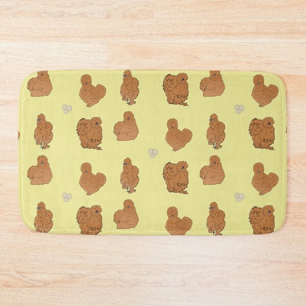 Item preview, Buff Silkie Chicken Pattern Yellow designed and sold by Ashley Gagnon.