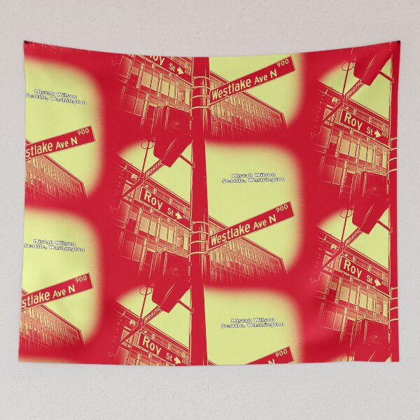 Item preview, Roy Street & Westlake Avenue North CHERRY CREME, Seattle, WA by Mistah Wilson designed and sold by The Street Sign Store.