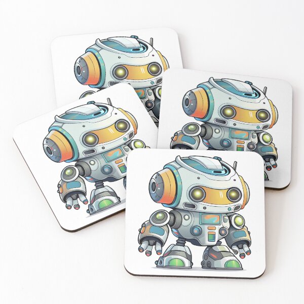Item preview, Fun and Colorful Robot Cartoon Design for T-shirt and Sticker designed and sold by DafGole.