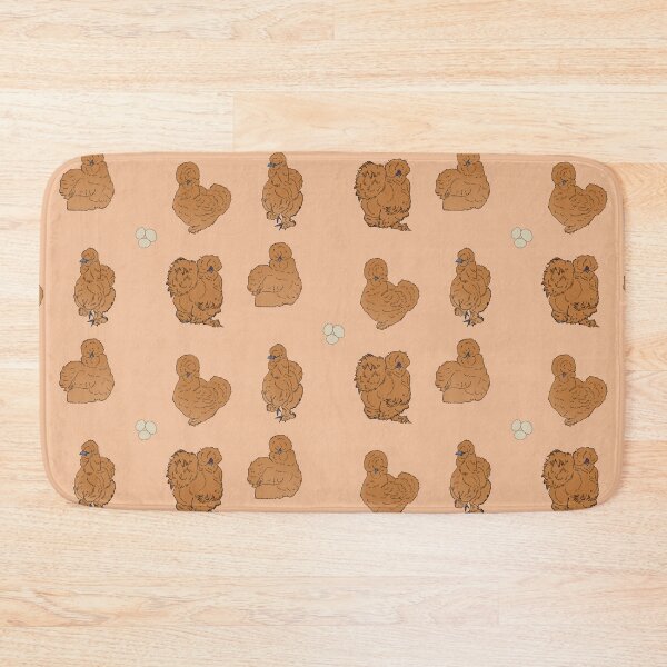 Item preview, Buff Silkie Chicken Pattern Peach designed and sold by Ashley Gagnon.