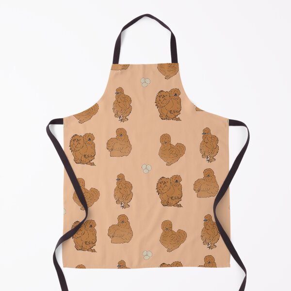 Item preview, Buff Silkie Chicken Pattern Peach designed and sold by Ashley Gagnon.